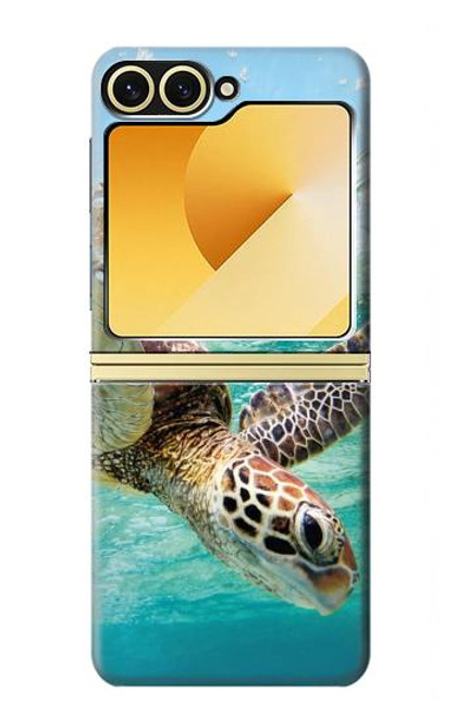 S1377 Ocean Sea Turtle Case For Samsung Galaxy Z Flip 6, Flip 7 FE
