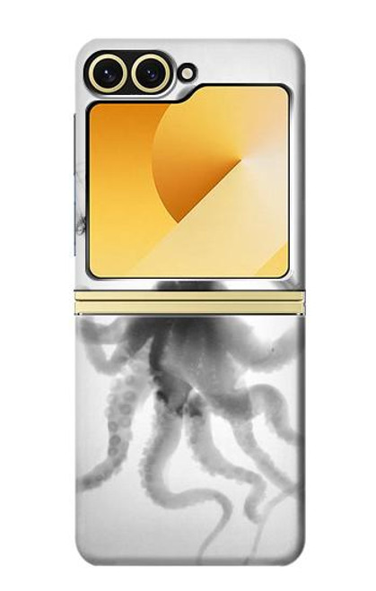 S1432 Skull Octopus X-ray Case For Samsung Galaxy Z Flip 6, Flip 7 FE
