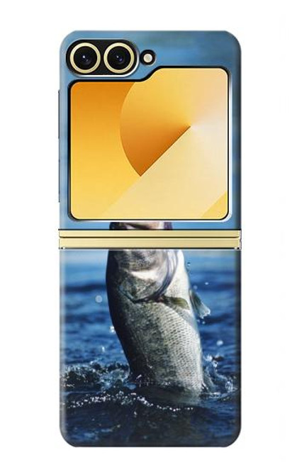 S1594 Bass Fishing Case For Samsung Galaxy Z Flip 6, Flip 7 FE S1594 Bass Fishing Case For Samsung Galaxy Z Flip 6, Flip 7 FE