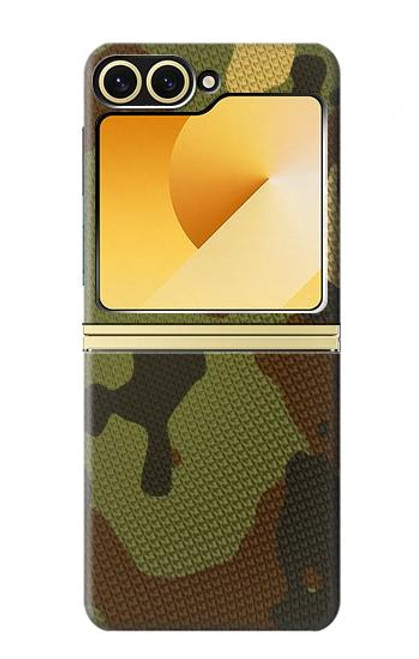 S1602 Camo Camouflage Graphic Printed Case For Samsung Galaxy Z Flip 6, Flip 7 FE