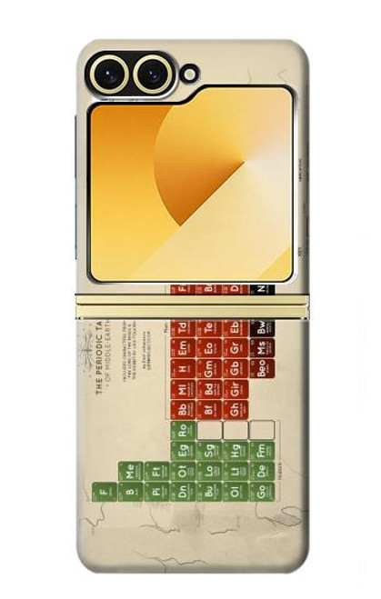 S1695 The Periodic Table of Middle Earth Case For Samsung Galaxy Z Flip 6, Flip 7 FE