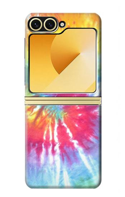 S1697 Tie Dye Colorful Graphic Printed Case For Samsung Galaxy Z Flip 6, Flip 7 FE