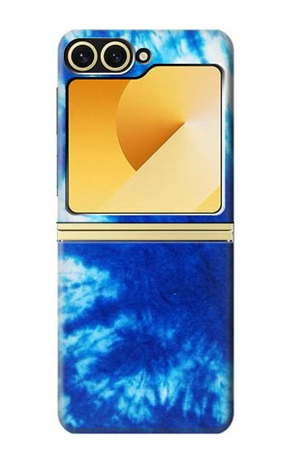 S1869 Tie Dye Blue Case For Samsung Galaxy Z Flip 6, Flip 7 FE