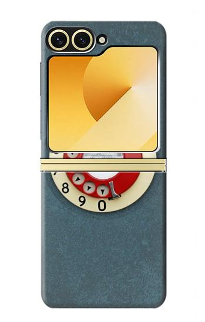 S1968 Rotary Dial Telephone Case For Samsung Galaxy Z Flip 6, Flip 7 FE