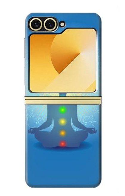 S2295 Bhuddha Aura Chakra Balancing Healing Case For Samsung Galaxy Z Flip 6, Flip 7 FE