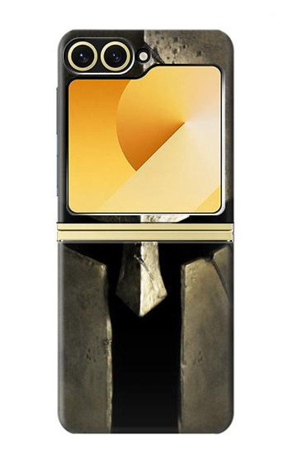 S2673 Spartan Warrior Helmet Case For Samsung Galaxy Z Flip 6, Flip 7 FE