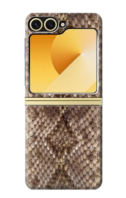 S2875 Rattle Snake Skin Graphic Printed Case For Samsung Galaxy Z Flip 6, Flip 7 FE