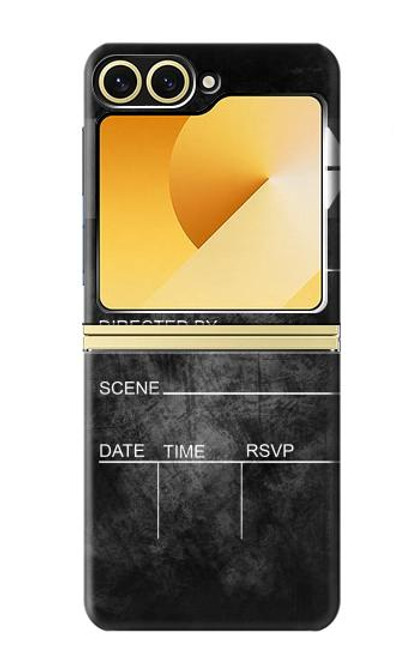 S2919 Vintage Director Clapboard Case For Samsung Galaxy Z Flip 6, Flip 7 FE