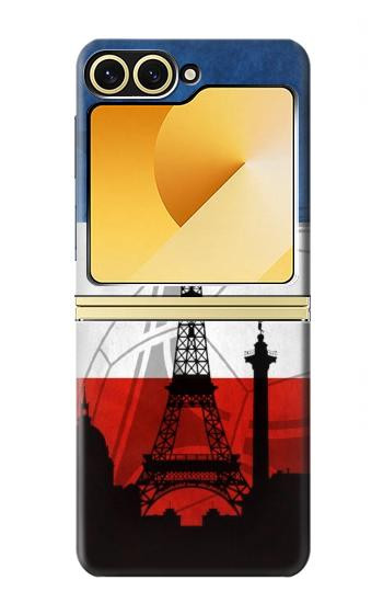 S2980 France Football Soccer Case For Samsung Galaxy Z Flip 6, Flip 7 FE