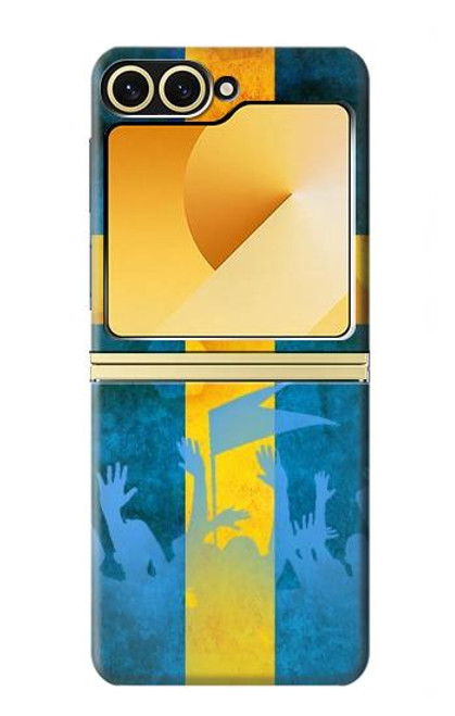 S2990 Sweden Football Soccer Case For Samsung Galaxy Z Flip 6, Flip 7 FE S2990 Sweden Football Soccer Case For Samsung Galaxy Z Flip 6, Flip 7 FE