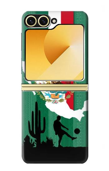 S2994 Mexico Football Soccer Case For Samsung Galaxy Z Flip 6, Flip 7 FE
