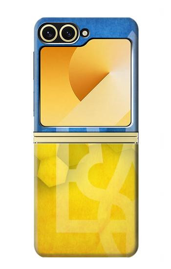 S3006 Ukraine Football Soccer Case For Samsung Galaxy Z Flip 6, Flip 7 FE