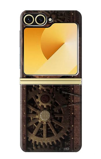 S3221 Steampunk Clock Gears Case For Samsung Galaxy Z Flip 6, Flip 7 FE