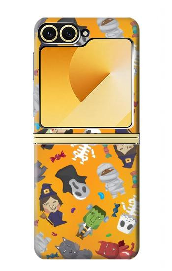 S3275 Cute Halloween Cartoon Pattern Case For Samsung Galaxy Z Flip 6, Flip 7 FE