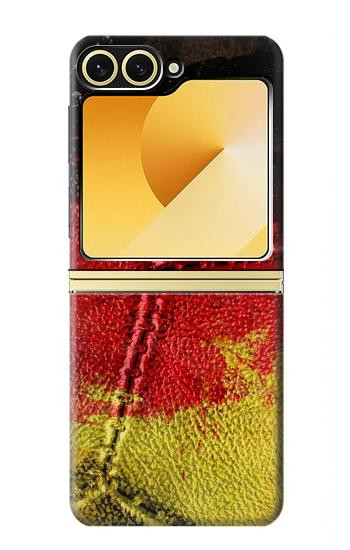 S3303 Germany Flag Vintage Football Graphic Case For Samsung Galaxy Z Flip 6, Flip 7 FE