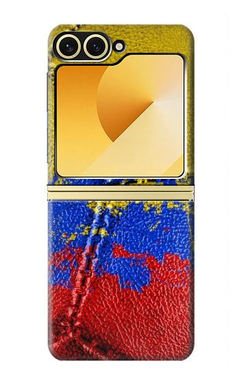 S3306 Colombia Flag Vintage Football Graphic Case For Samsung Galaxy Z Flip 6, Flip 7 FE