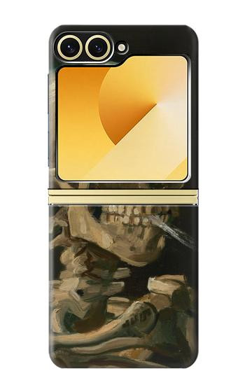 S3358 Vincent Van Gogh Skeleton Cigarette Case For Samsung Galaxy Z Flip 6, Flip 7 FE