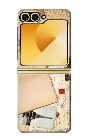 S3397 Postcards Memories Case For Samsung Galaxy Z Flip 6, Flip 7 FE