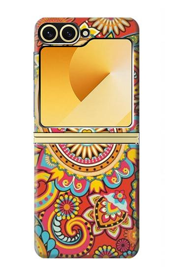 S3402 Floral Paisley Pattern Seamless Case For Samsung Galaxy Z Flip 6, Flip 7 FE