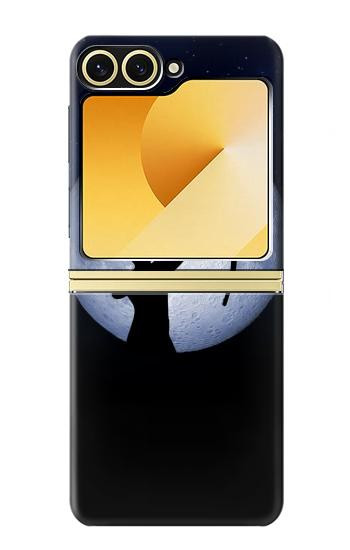 S3489 Indian Hunter Moon Case For Samsung Galaxy Z Flip 6, Flip 7 FE