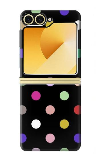S3532 Colorful Polka Dot Case For Samsung Galaxy Z Flip 6, Flip 7 FE