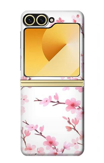 S3707 Pink Cherry Blossom Spring Flower Case For Samsung Galaxy Z Flip 6, Flip 7 FE