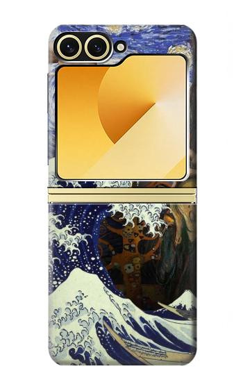 S3851 World of Art Van Gogh Hokusai Da Vinci Case For Samsung Galaxy Z Flip 6, Flip 7 FE