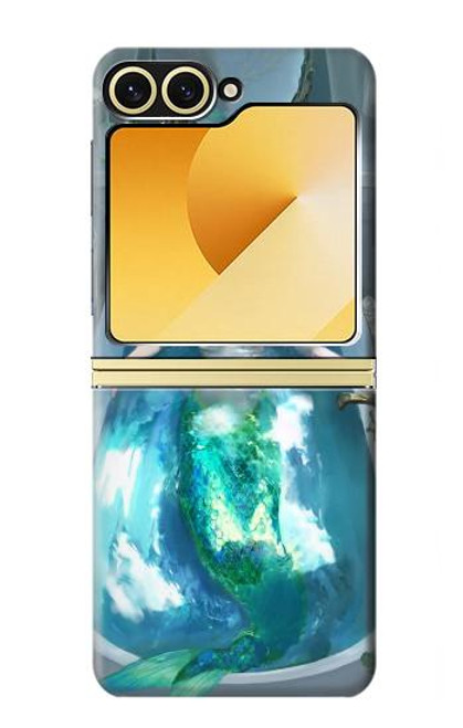 S3911 Cute Little Mermaid Aqua Spa Case For Samsung Galaxy Z Flip 6, Flip 7 FE S3911 Cute Little Mermaid Aqua Spa Case For Samsung Galaxy Z Flip 6, Flip 7 FE