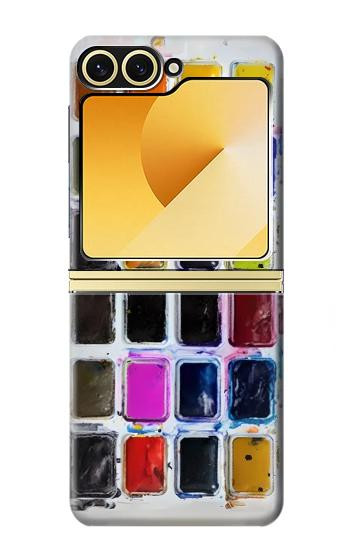 S3956 Watercolor Palette Box Graphic Case For Samsung Galaxy Z Flip 6, Flip 7 FE