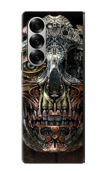 S1685 Steampunk Skull Head Case For Samsung Galaxy Z Fold 6