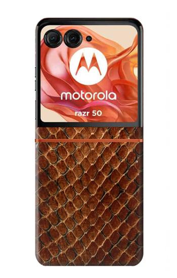 S0555 Snake Skin Case For Motorola Razr 70,60,50, Razr (2026, 2025, 2024)