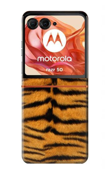 S0576 Tiger Skin Case For Motorola Razr 70,60,50, Razr (2026, 2025, 2024)