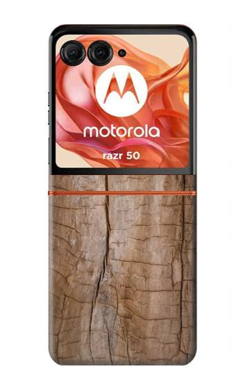 S0599 Wood Graphic Printed Case For Motorola Razr 70,60,50, Razr (2026, 2025, 2024)