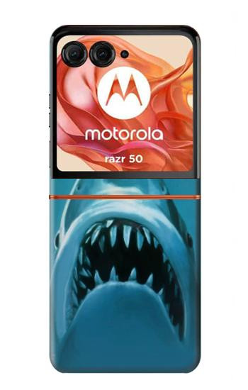 S0830 White Shark Case For Motorola Razr 70,60,50, Razr (2026, 2025, 2024)
