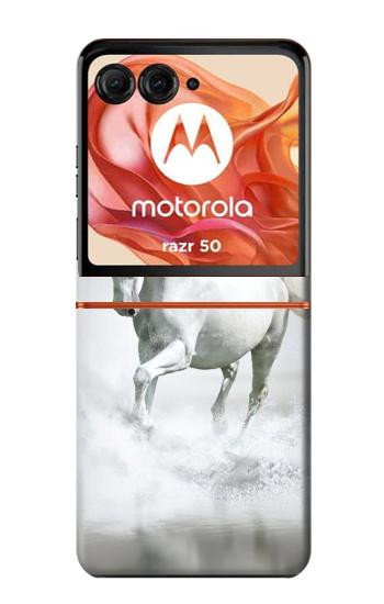 S0932 White Horse Case For Motorola Razr 70,60,50, Razr (2026, 2025, 2024)