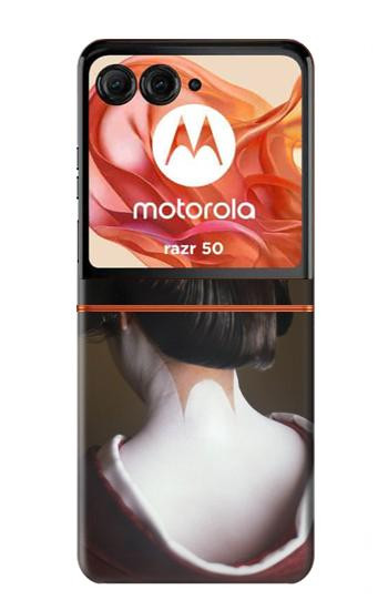 S1337 Japan Geisha Neck Case For Motorola Razr 70,60,50, Razr (2026, 2025, 2024)