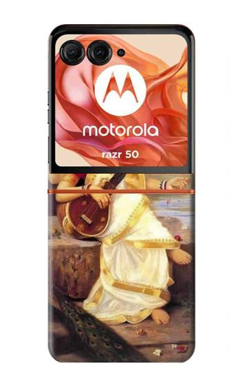 S1420 Saraswati Hindu Goddess Case For Motorola Razr 70,60,50, Razr (2026, 2025, 2024)