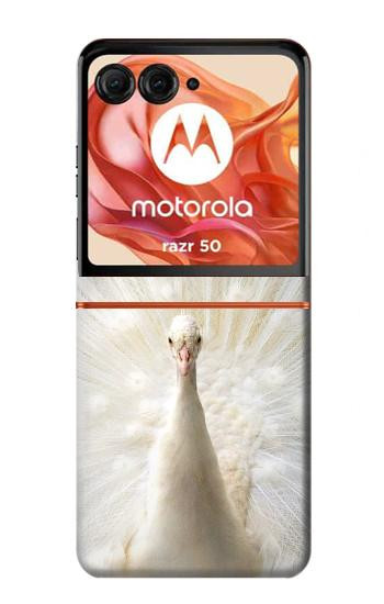 S1980 White Peacock Case For Motorola Razr 70,60,50, Razr (2026, 2025, 2024)