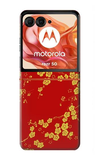 S2050 Cherry Blossoms Chinese Graphic Printed Case For Motorola Razr 70,60,50, Razr (2026, 2025, 2024)