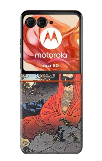 S2234 Zen Master Bodhidharma Yoshitoshi Case For Motorola Razr 70,60,50, Razr (2026, 2025, 2024)
