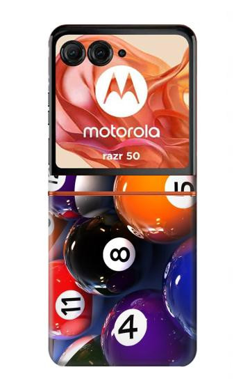 S2238 Billiard Pool Ball Case For Motorola Razr 70,60,50, Razr (2026, 2025, 2024)