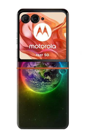 S2570 Colorful Planet Case For Motorola Razr 70,60,50, Razr (2026, 2025, 2024)