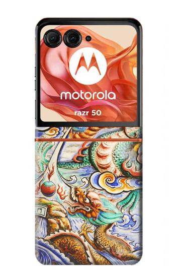 S2584 Traditional Chinese Dragon Art Case For Motorola Razr 70,60,50, Razr (2026, 2025, 2024)