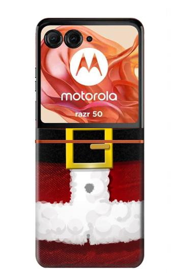 S2846 Christmas Santa Red Suit Case For Motorola Razr 70,60,50, Razr (2026, 2025, 2024)