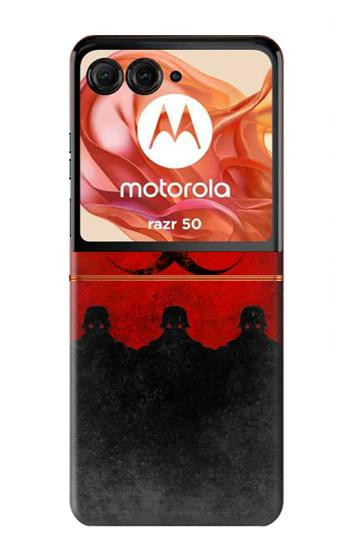 S2917 Biohazards Virus Red Alert Case For Motorola Razr 70,60,50, Razr (2026, 2025, 2024)