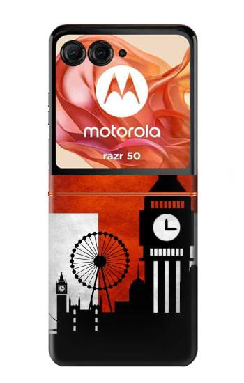S2979 England Football Soccer Case For Motorola Razr 70,60,50, Razr (2026, 2025, 2024)