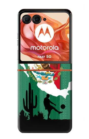 S2994 Mexico Football Soccer Case For Motorola Razr 70,60,50, Razr (2026, 2025, 2024)