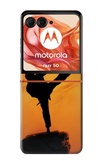 S3024 Kung Fu Karate Fighter Case For Motorola Razr 70,60,50, Razr (2026, 2025, 2024)