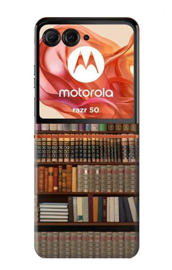 S3154 Bookshelf Case For Motorola Razr 70,60,50, Razr (2026, 2025, 2024)