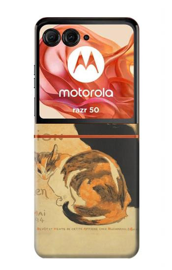 S3229 Vintage Cat Poster Case For Motorola Razr 70,60,50, Razr (2026, 2025, 2024)